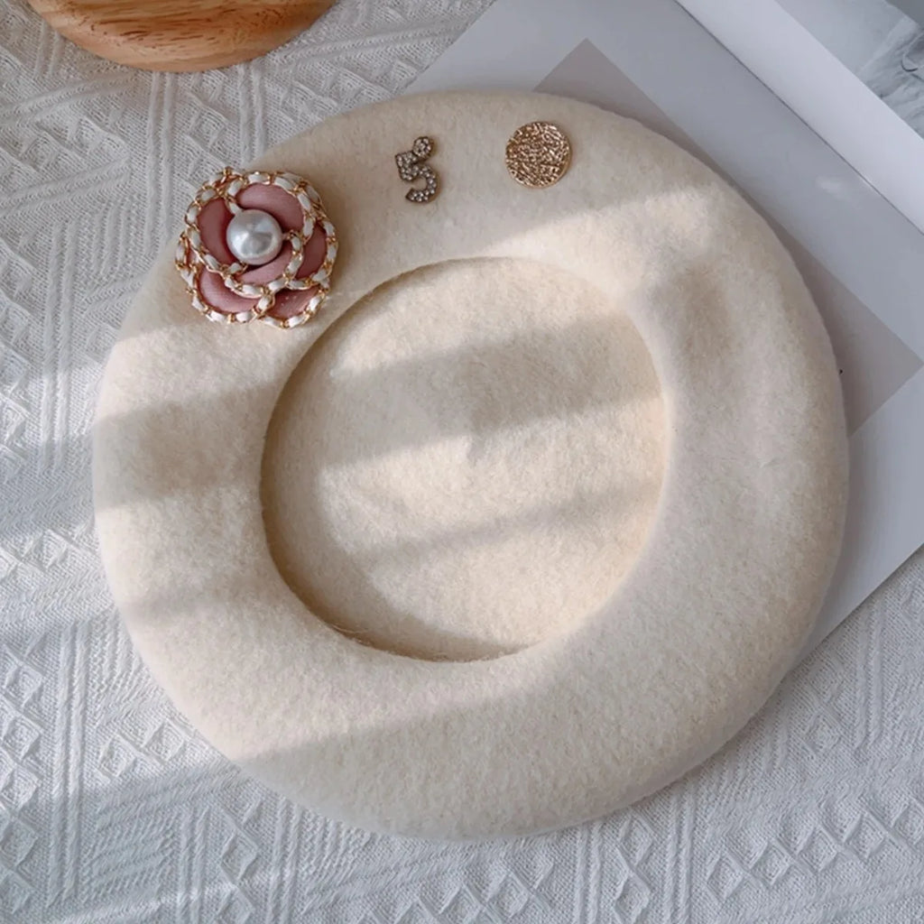 Classic Everyday Wool Beret Hat