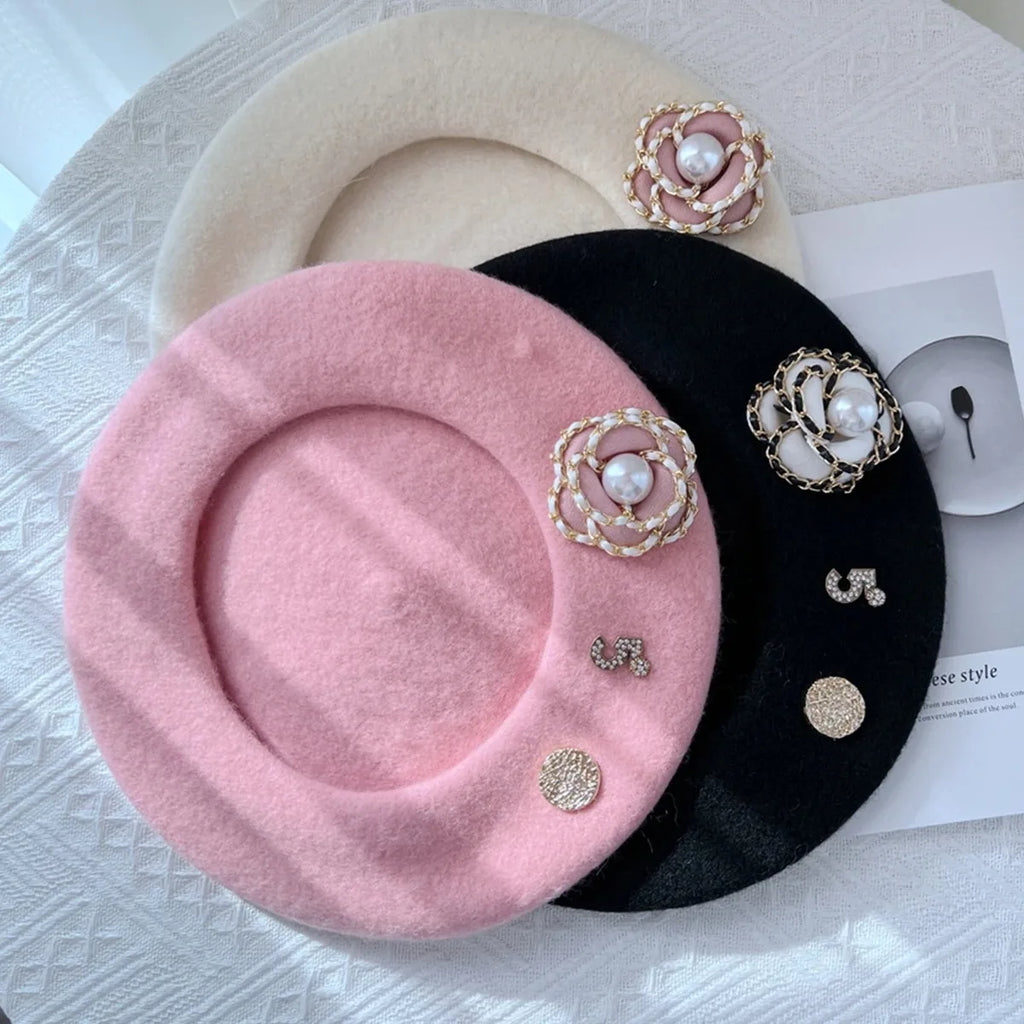 Classic Everyday Wool Beret Hat