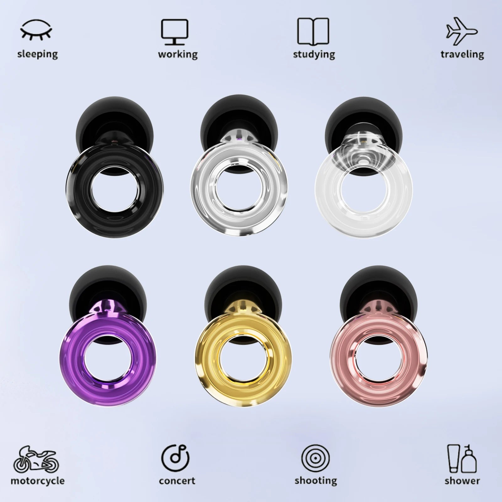 “Protect your ears” Silicone Ear Plugs